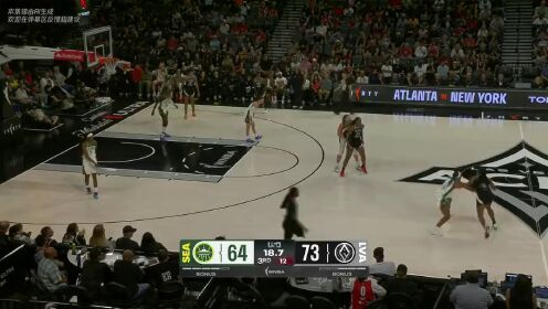 WNBA常规赛 西雅图风暴 77 - 98 拉斯维加斯王牌 全场集锦